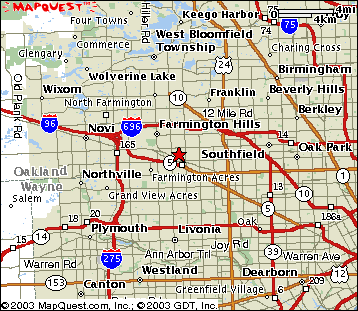 Jay-Cee Sales and Rivet map