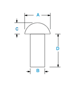 Solid Round Rivet