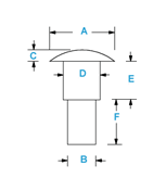 Solid Shoulder Rivet